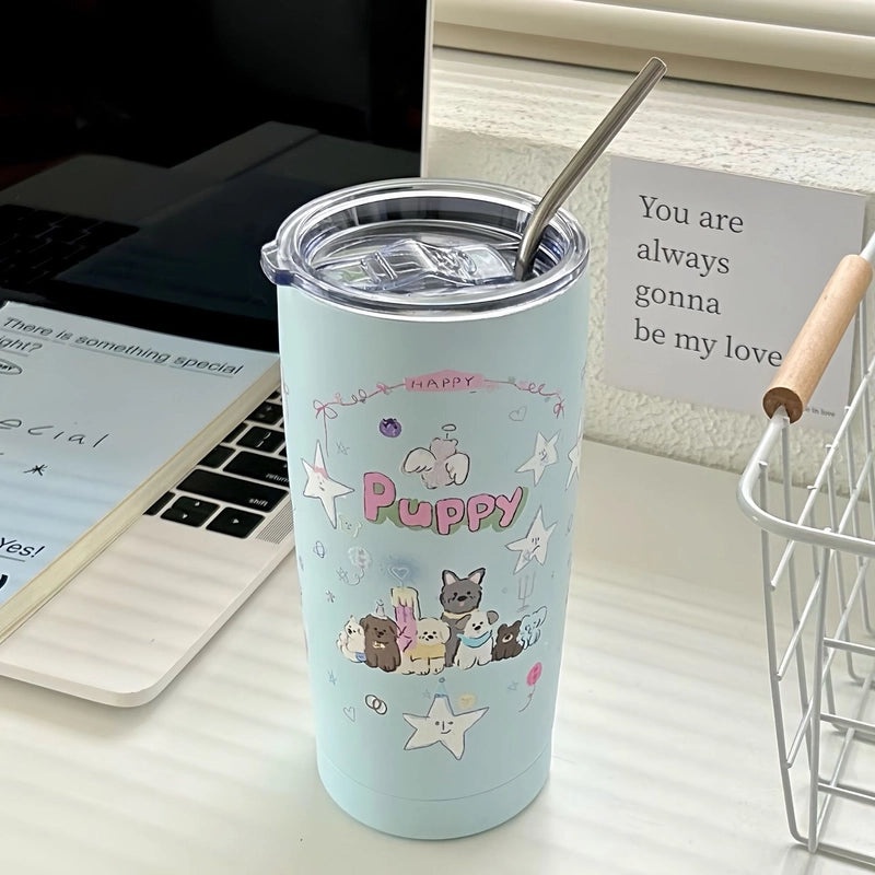 Adorable Animal Stainless Steel Thermos Bottle 304 Quality | Drinkware & Travel Mugs