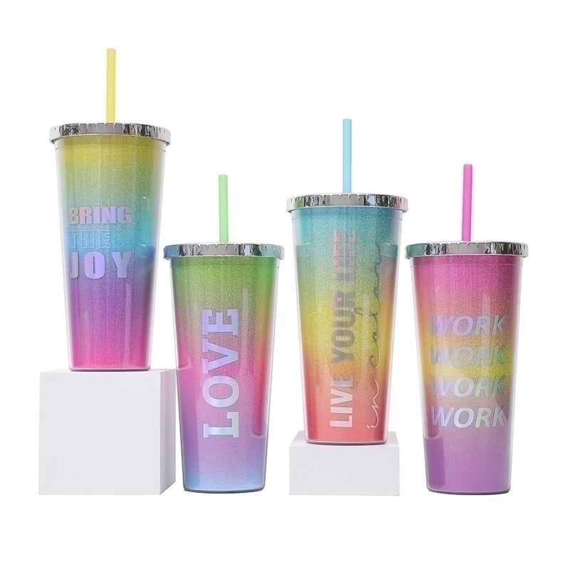 Colorful Alphabet Water Bottle ABS Material 1 Piece | Drinkware & Bottles