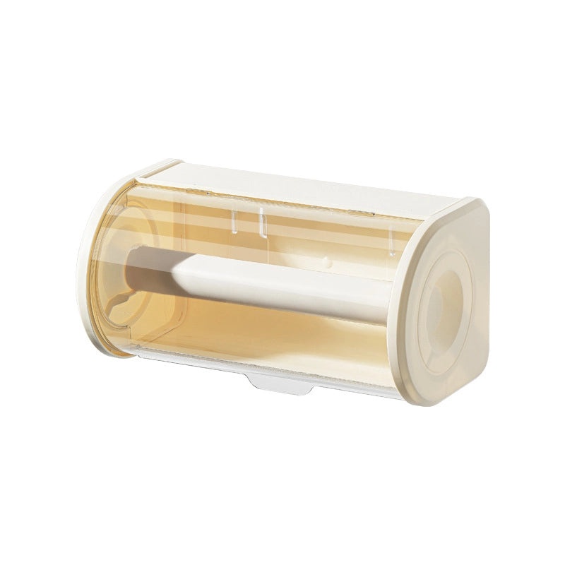 Dust-proof Transparent Kitchen Tissue Box Rack Wall-mounted Punch-free Storage Organizer|Kitchen Storage Organizer