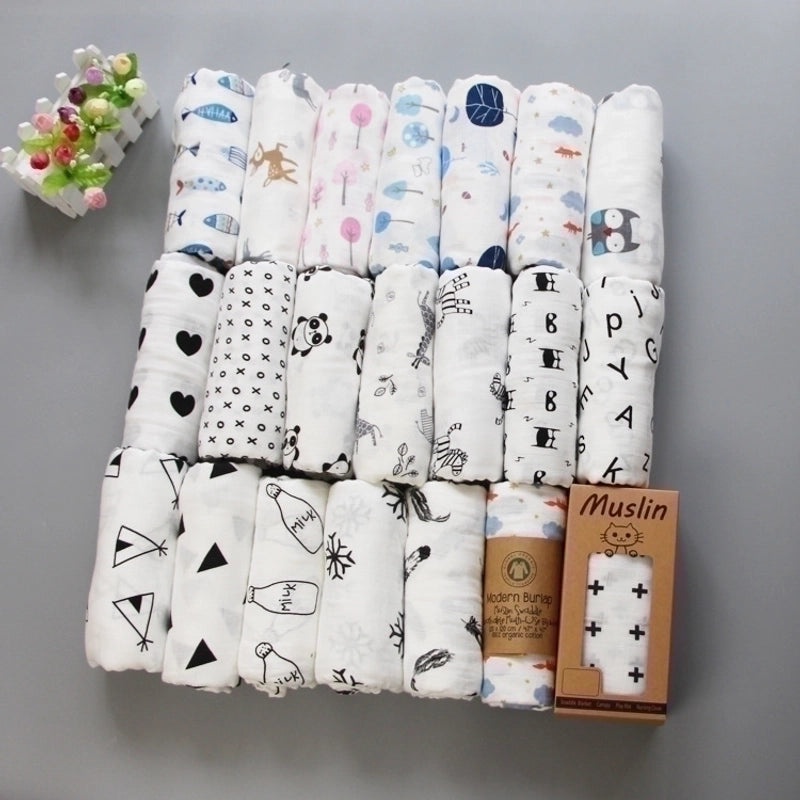 Cotton Baby Accessories with Star and Stripe Tree Design | Baby Accessories