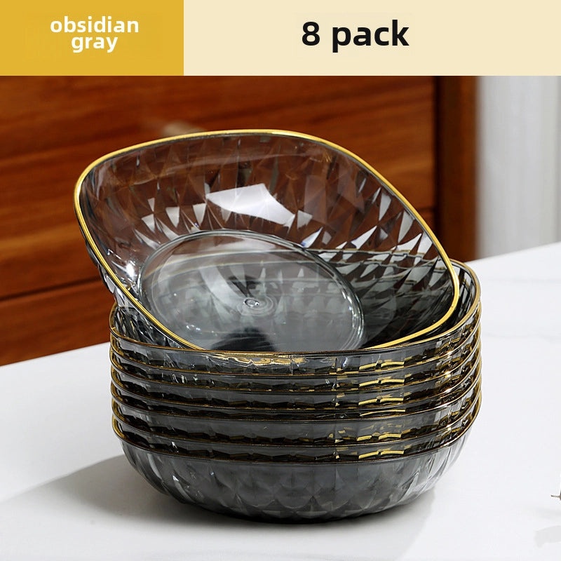 Light Luxury Transparent Premium Bone Dish for Dining Table | Tableware & Dining Accessories