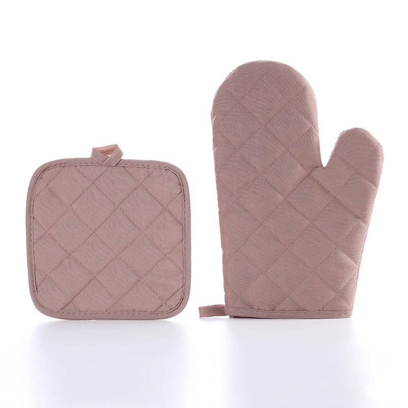 Cotton Plaid Heat Resistant Gloves for Kitchen Use|Kitchen & Dining Accessories