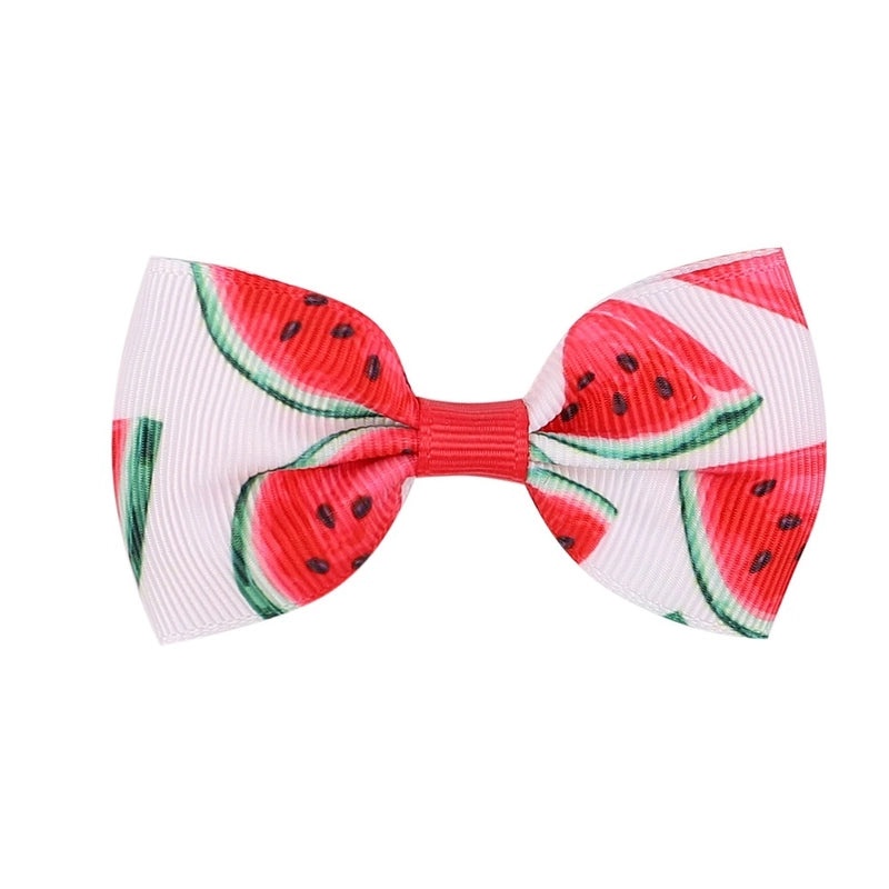 Fruit Pattern Bow Hairpin Watermelon Hair Clip for Kids | Children's Hair Accessories