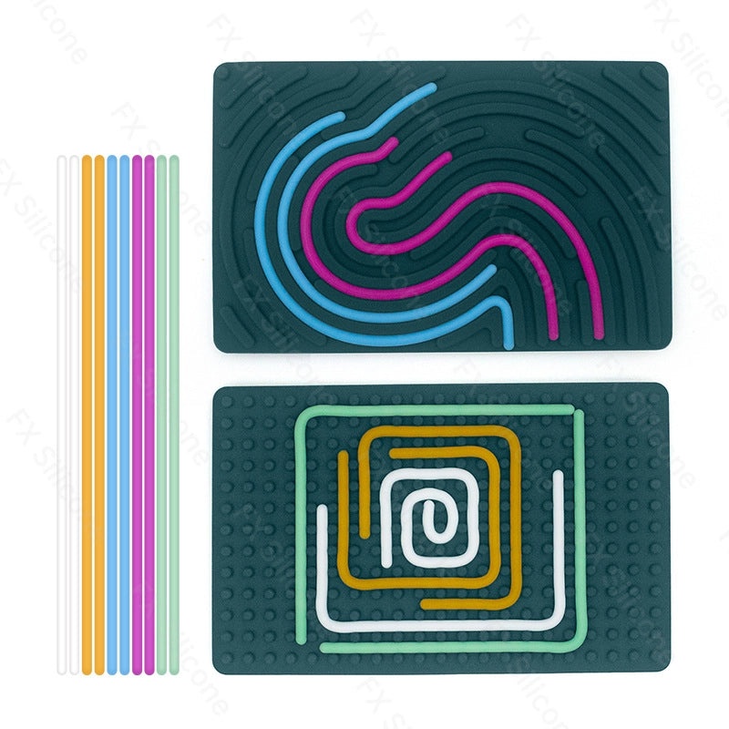 Pushpeel Silicone Sensory Activity Board for Kids | Children's Sensory & Decompression Toys