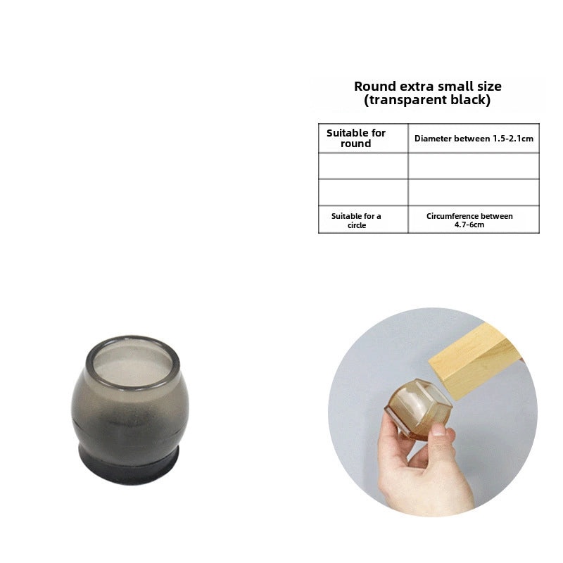 Silent Chair Leg Protective Covers Thickened Table Foot Pads for Chairs and Stools | Home & Living Accessories