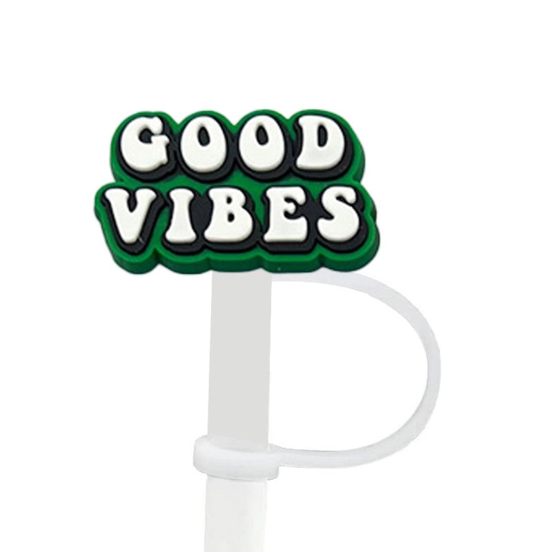 Silicone Letter Straw Mouthpiece 1 Piece Soft Cute Reusable Drink Accessory|Drinkware & Bar Accessories