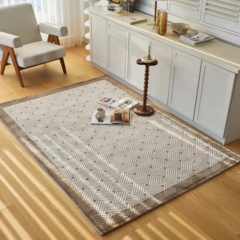 Japanese Wool Blend Short Hair Carpet for Living Room Bedroom Coffee Table Area Rug|Home Decor & Rugs