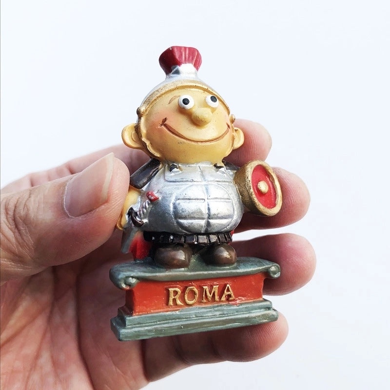 3-Piece Retro Streetwear Color Block Synthetic Resin Magnets Set|Home Decor & Magnets