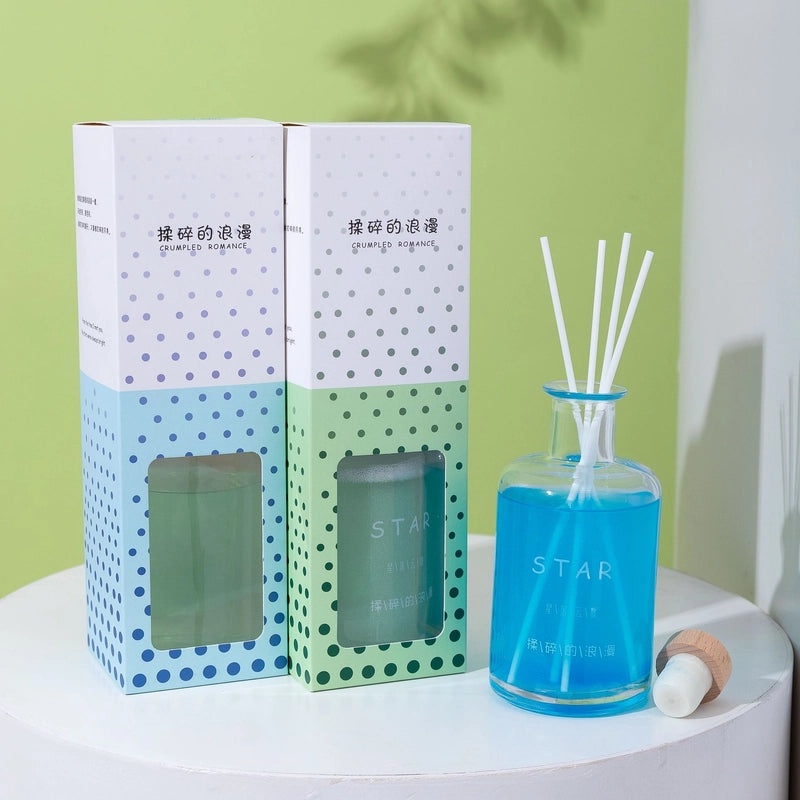 Minimalist Liquid Letter Rattan Home Scent Diffuser|Home Fragrance