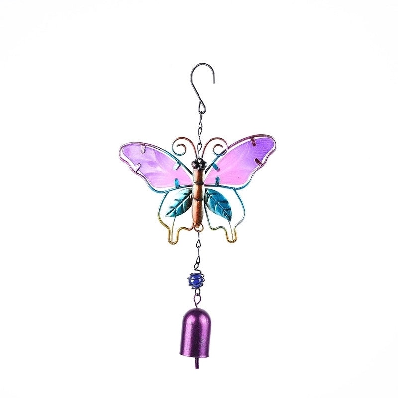 Whimsical Butterfly Metal Wind Chime Wall Decor|Outdoor Garden Hanging Ornaments