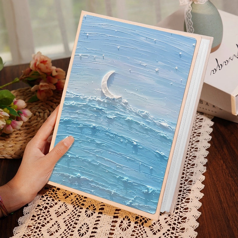 Colorful Oil Painting Suede Photo Album for Daily Fairy Princess Style|Home & Living - Photo Albums & Accessories