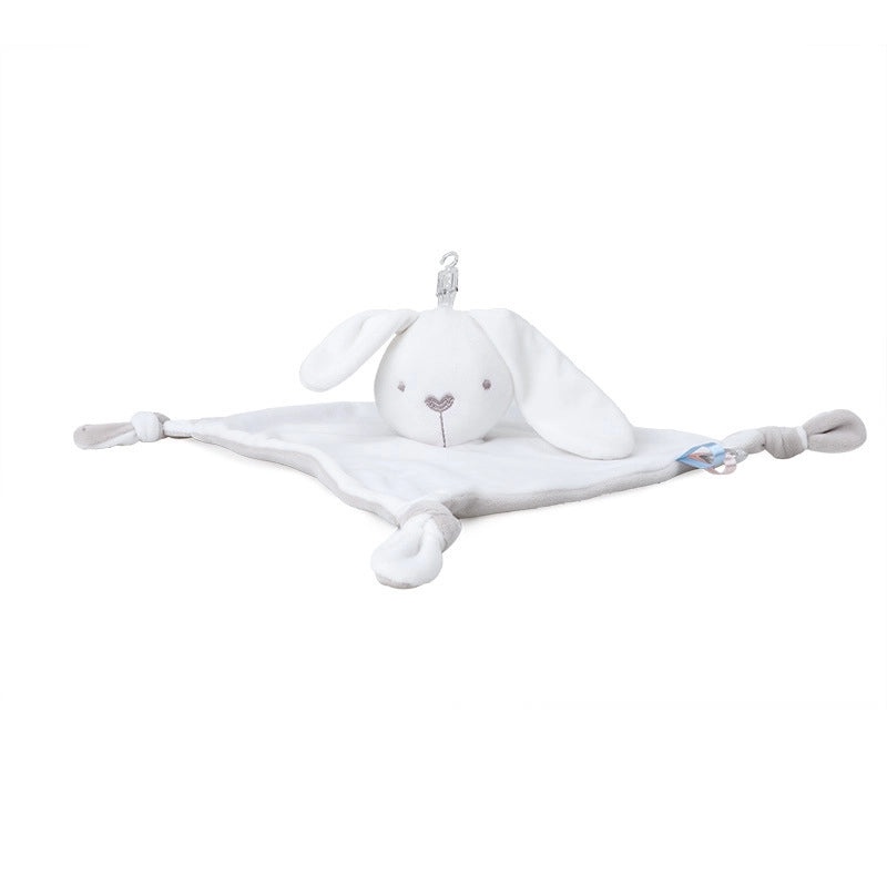 Cartoon Elephant and Rabbit Infant Soothing Towel Soft Saliva Handkerchief Doll Baby Teething Cloth|Baby & Toddler Essentials