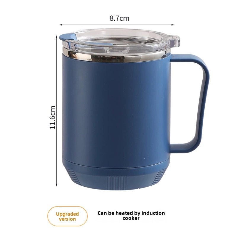Stainless Steel Leak-proof Water Cup with Lid for Students and Household Use | Drinkware & Tumblers