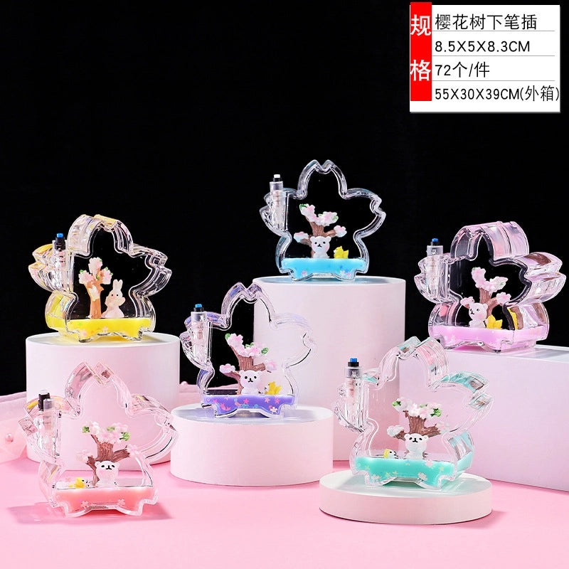 Creative Cartoon Liquid Oil Drop Ornament Transparent Acrylic Pressure Relief Craft|Home Decor Gifts