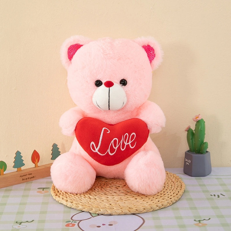 Cute Cartoon Love Bear Plush Doll Soft Rag Toy for Kids Gift|Toys & Games