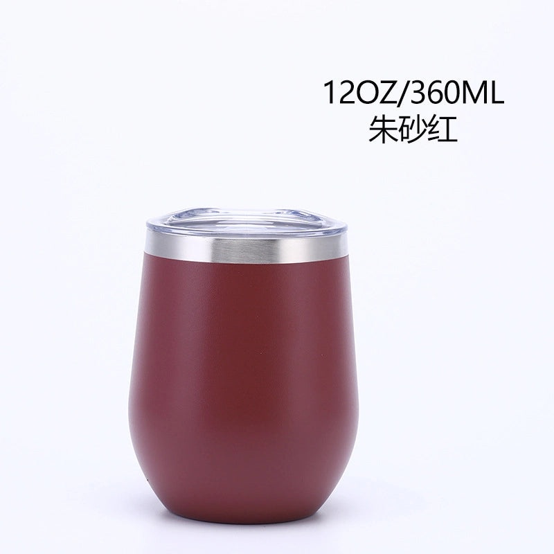 Creative Stainless Steel U-Cup Vacuum Water Bottle Portable Cute Eggshell Design|Drinkware & Water Bottles
