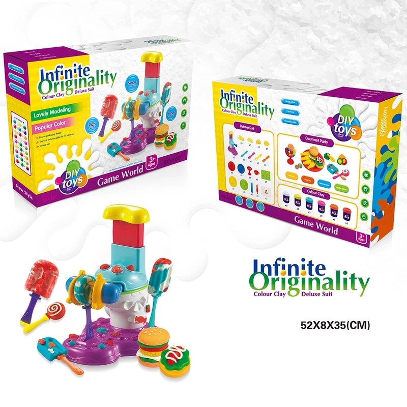 Colorful Painted Clay Toys for Toddlers Ages 3-6 | Kids Toys & Educational Playsets