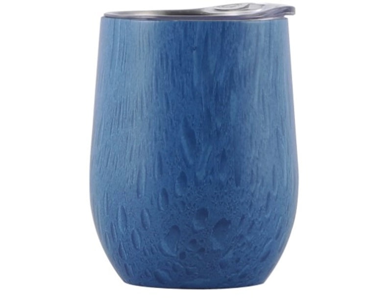 Stylish Stainless Steel Thermos Cup with Stripe and Solid Color Design | Drinkware & Thermoses