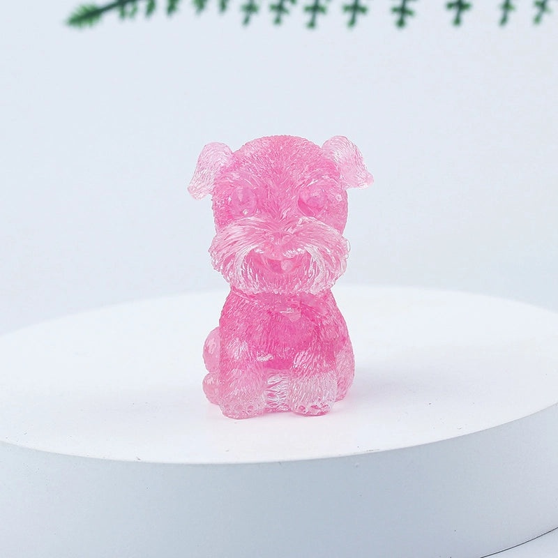 Adorable Dog Shaped Crystal Figurines for Home Decor|Decorative Figurines