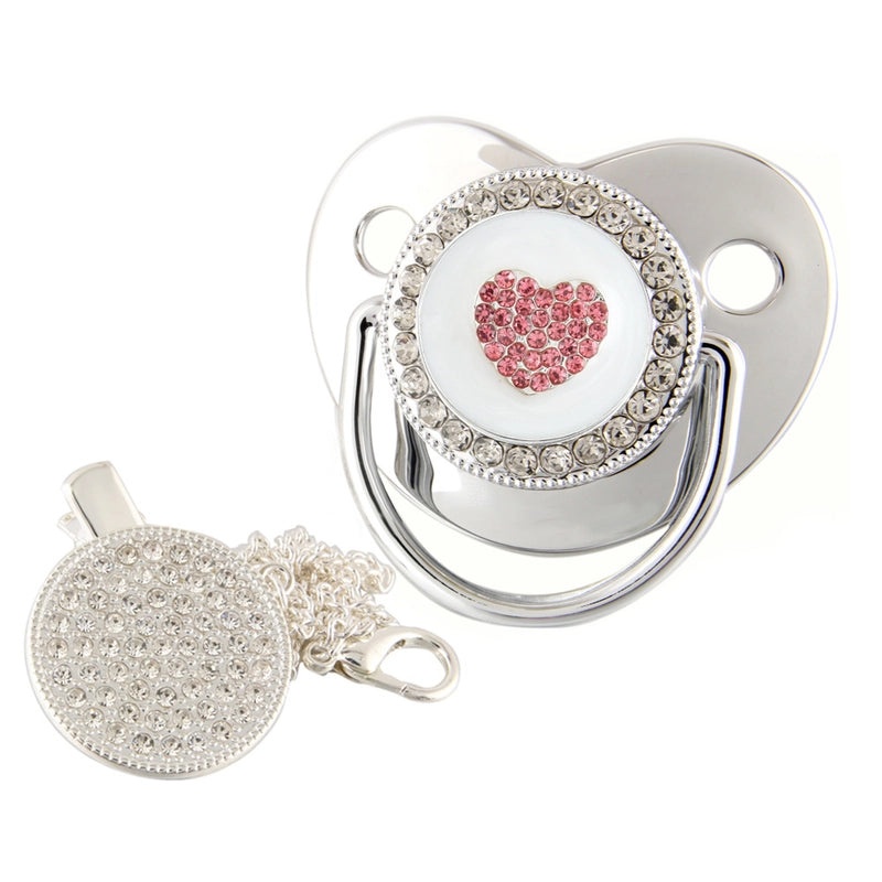 Adorable Double Heart Crown Silicone Baby Accessories|Baby Accessories & Jewelry