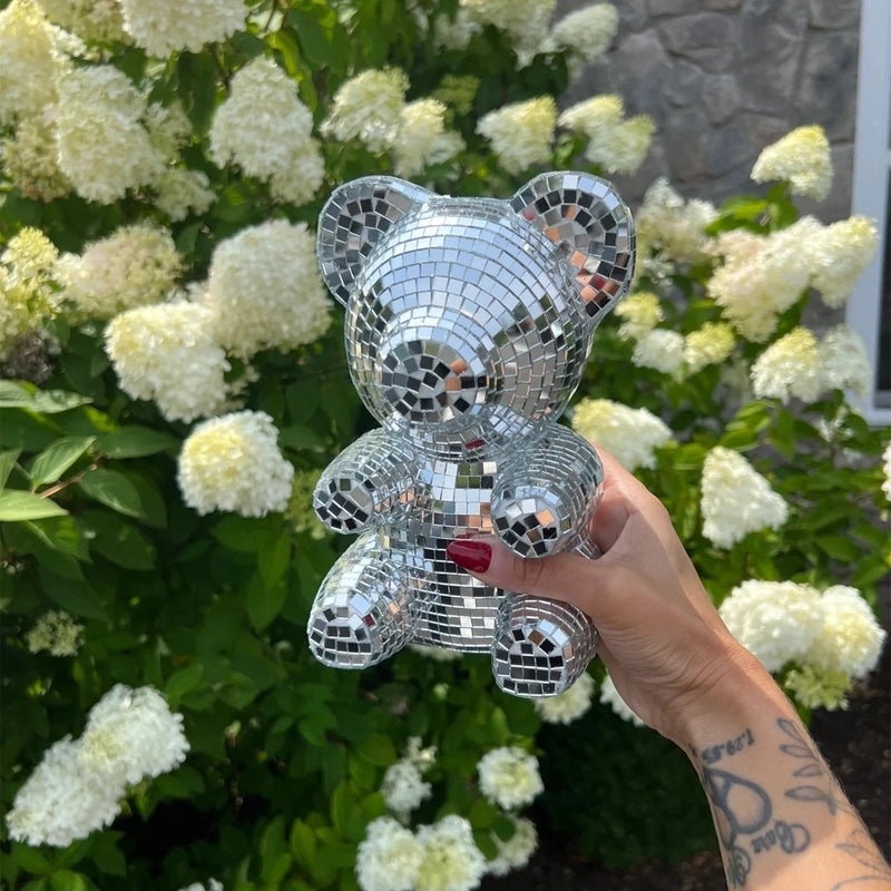 Adorable Miniature Glass Bear Ornament|Home Decor & Collectibles