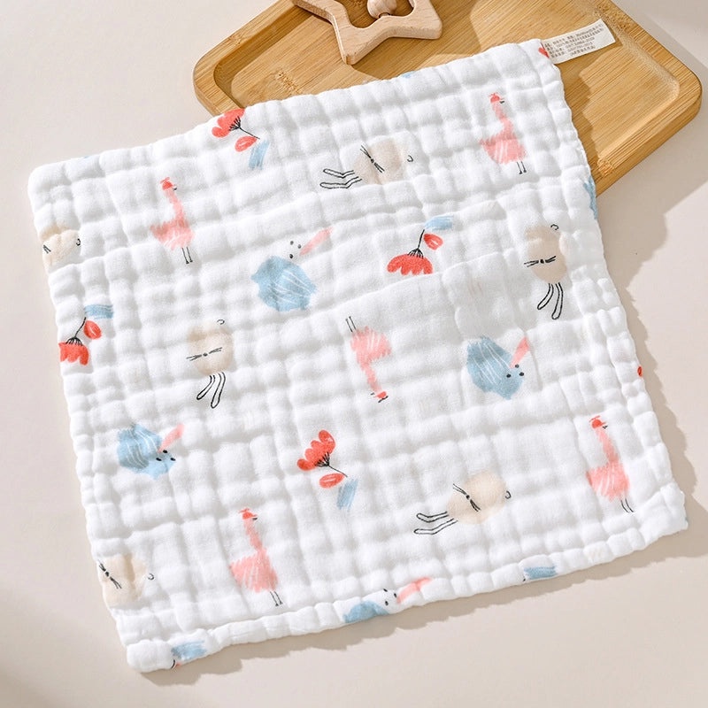 Adorable Cartoon Fruit and Fish Baby Burp Cloths Soft Infant Accessories|Baby Essentials