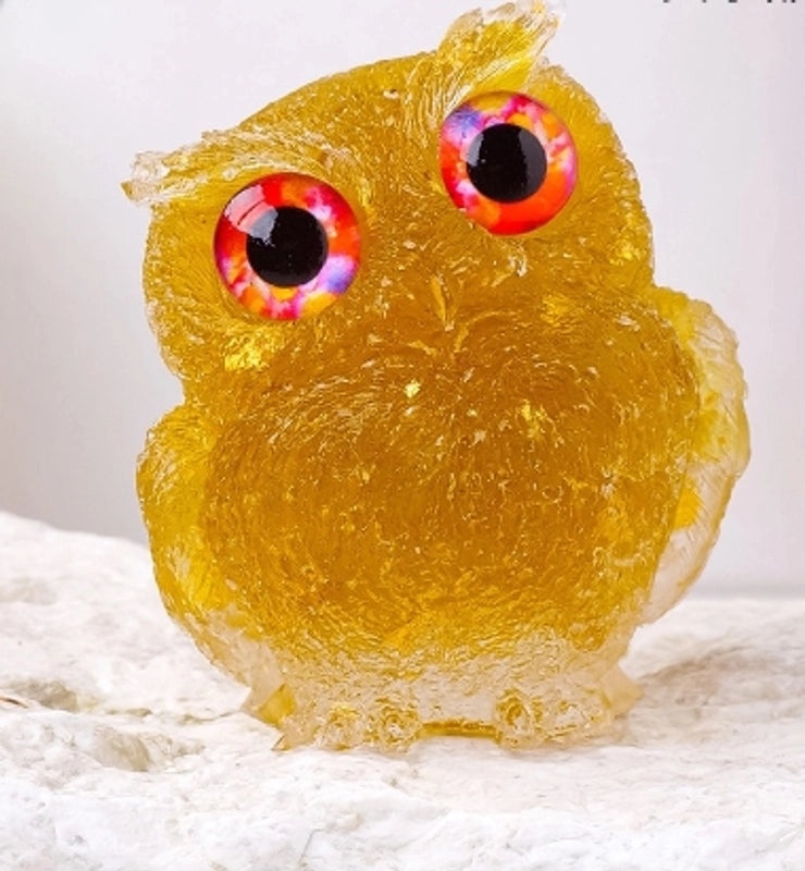 Minimalist Owl Crystal Figurine Decorative Ornament|Home Decor
