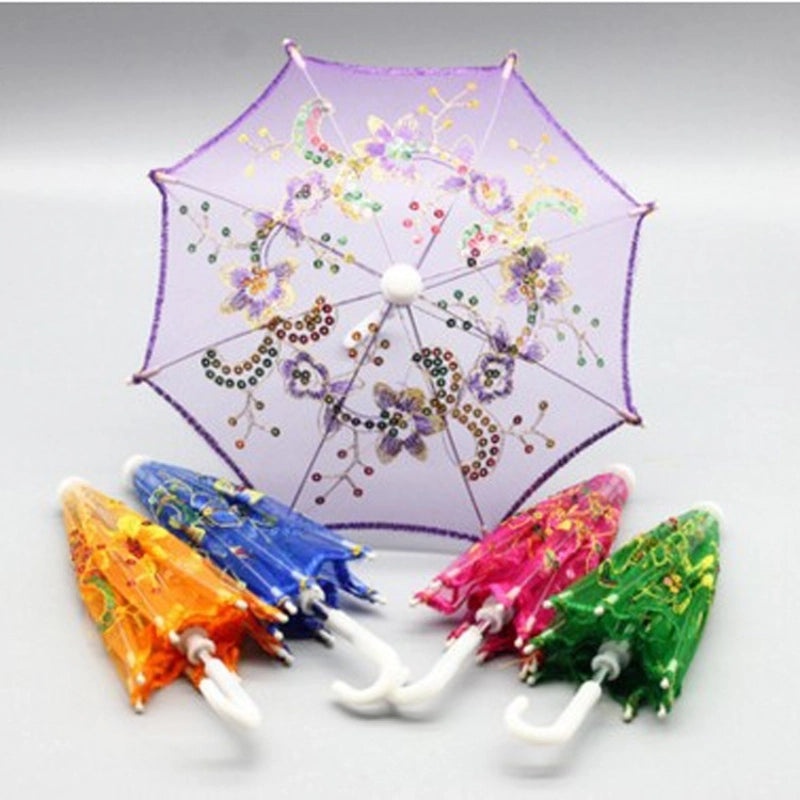 304 Stainless Steel Miniature Umbrella for Dolls | Doll Accessories