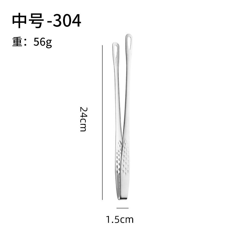 Korean Style 304 Stainless Steel Food Clips for Barbecue, Steak, Bread, Buffet | Kitchen Utensils & Gadgets