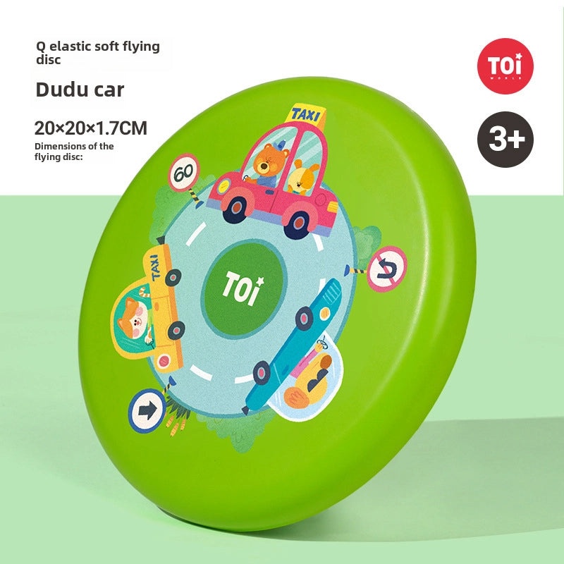 TOI Tuyi Kids Soft Flying Saucer Toy Outdoor Cartoon Park Parent-Child Fitness Sports|儿童户外玩具