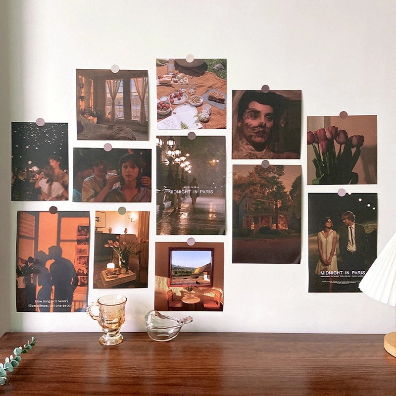 Vintage Style Oil Painting Landscape Paper Wall Decal | Home Decor