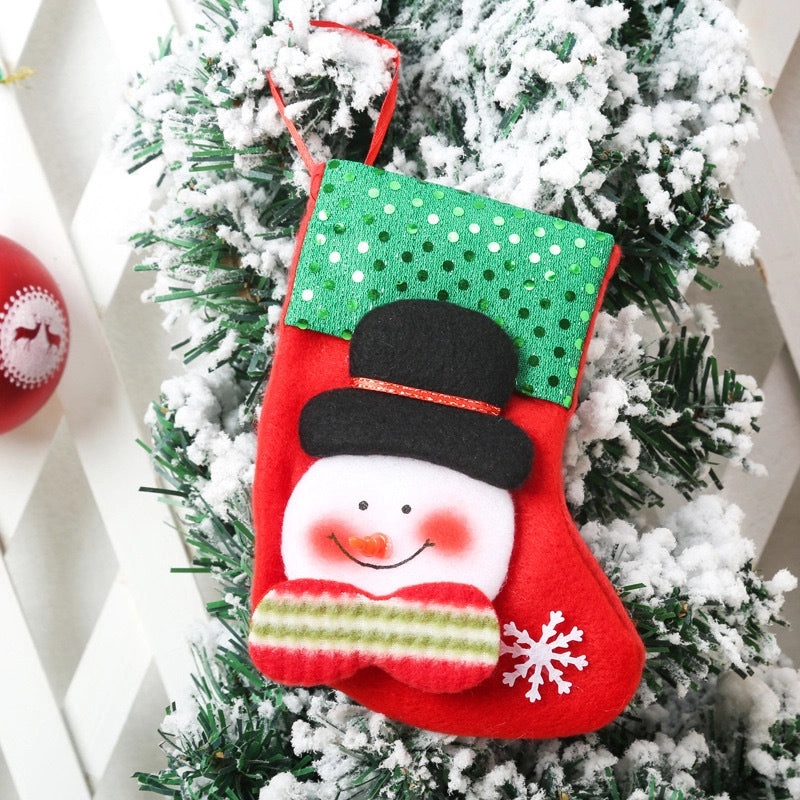Christmas Gift Bag for Jewelry Candy Socks | Holiday Packaging & Decoration Accessories