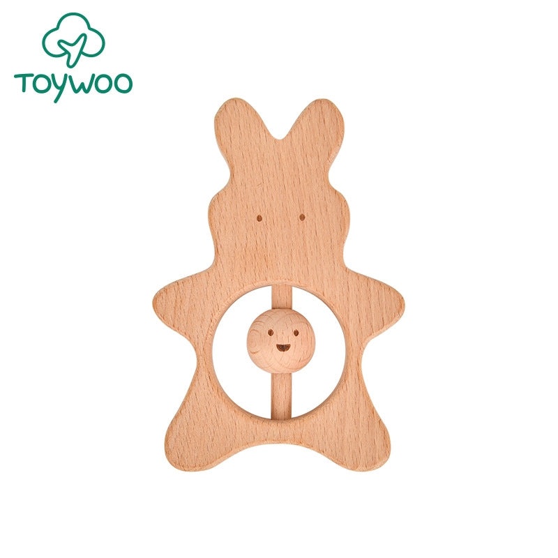 Wooden Hand Rattles Set of 4 Infant Musical Toys Early Learning Baby Toys | Baby & Toddler Toys