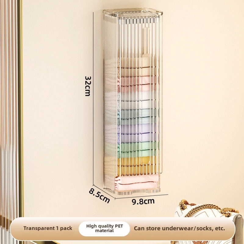 Wall-mounted Garbage Bag Dispenser Large Capacity Kitchen Plastic Bag Holder Convenient Extraction | Kitchen Storage & Organization