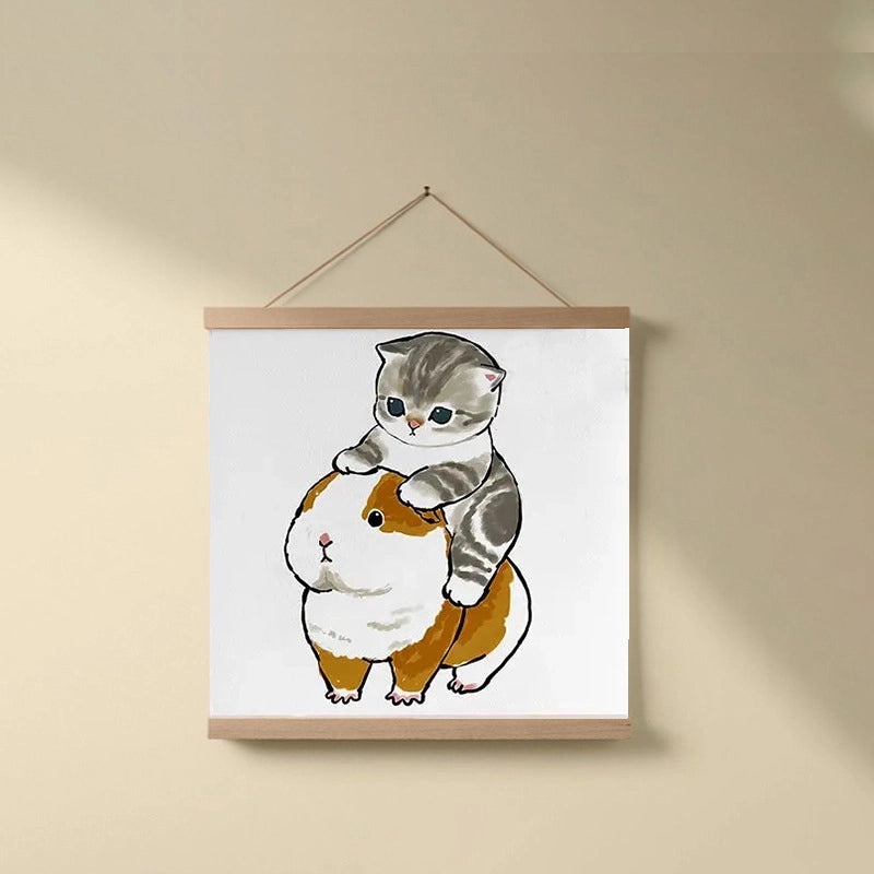 Adorable Cat-Themed Wall Decor for Home|Home Decor