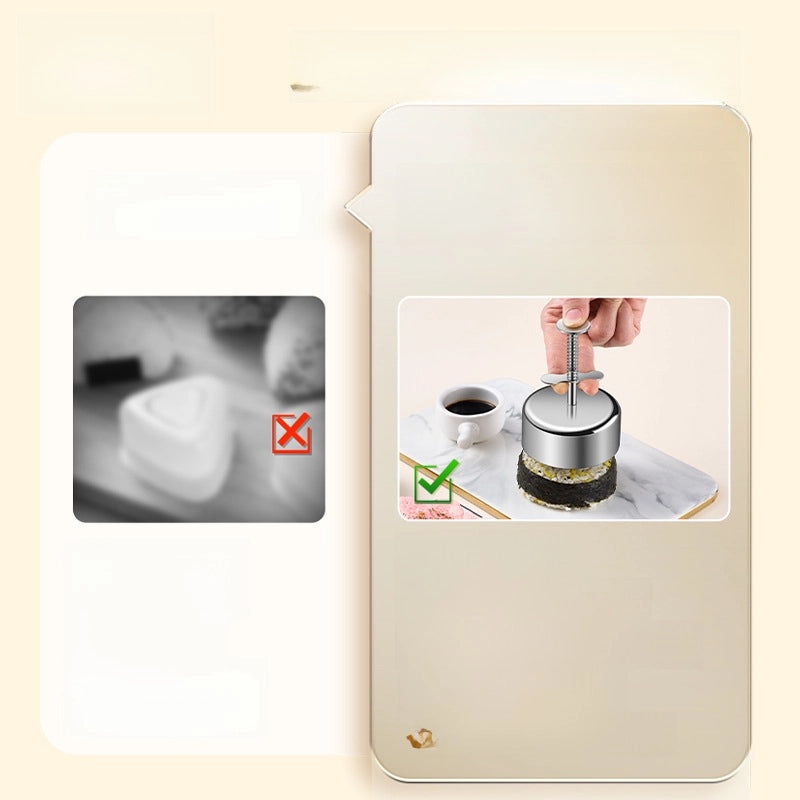 304 Stainless Steel Rice Ball Mold for Kids | Food Grade Safe Round Sushi & Meat Cake Maker | Kitchen Tool | Sushi Mold | Children's Food Molds|K