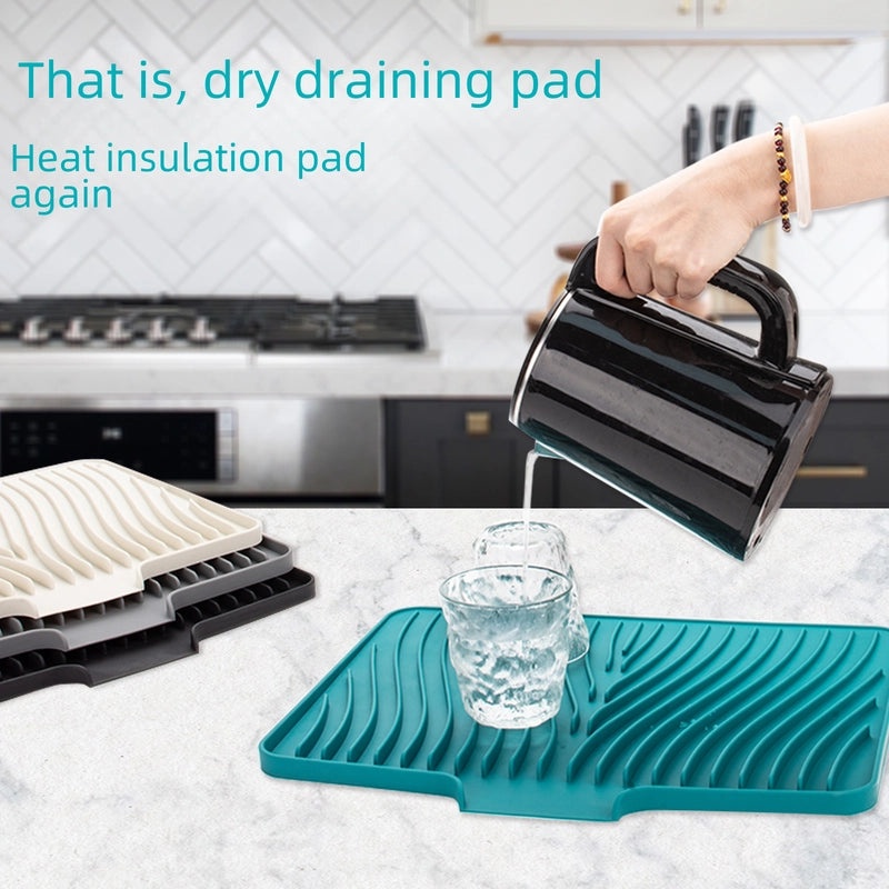 Silicone Drainage Mat for Bowls and Dishes | Kitchen Accessories