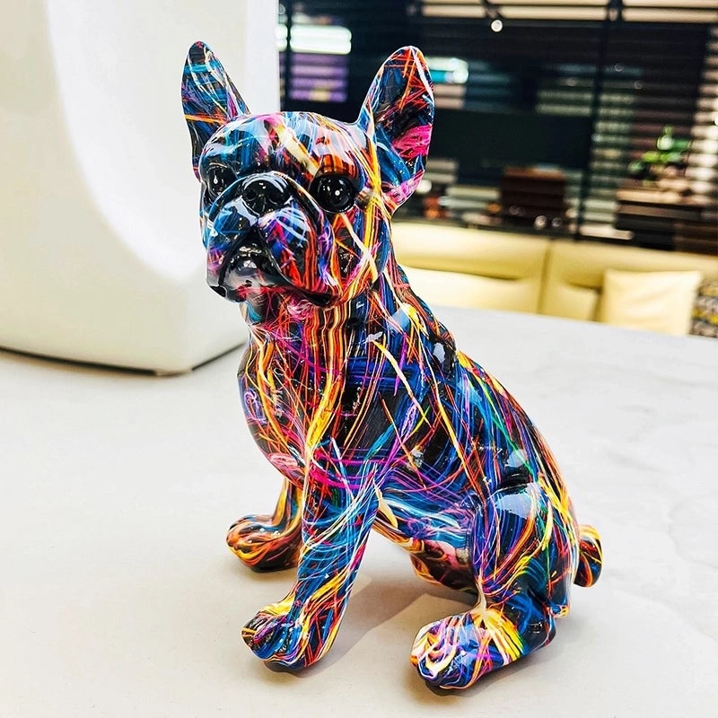 Cartoon Dog Resin Figurines Decorative Artificial Ornaments|Home Decor