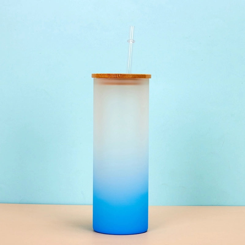 Mason Cup with Bamboo Lid and Straw|Outdoor Drinkware