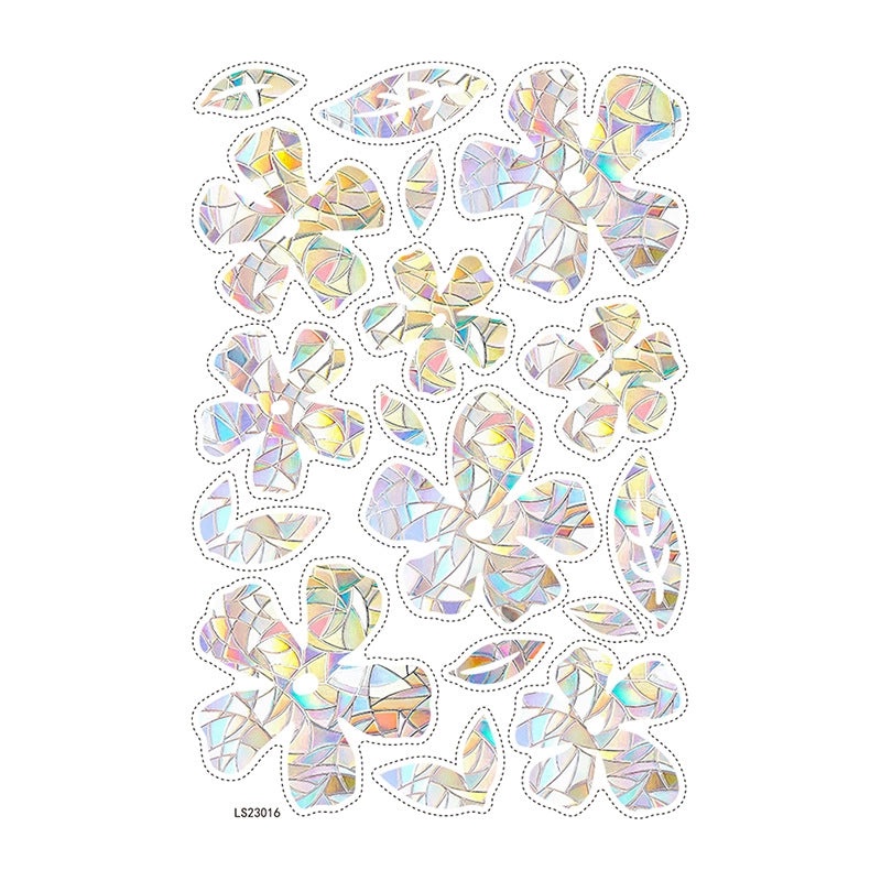 Green Leaves and Flower PVC Wall Decal for Home Decor|Wall Stickers