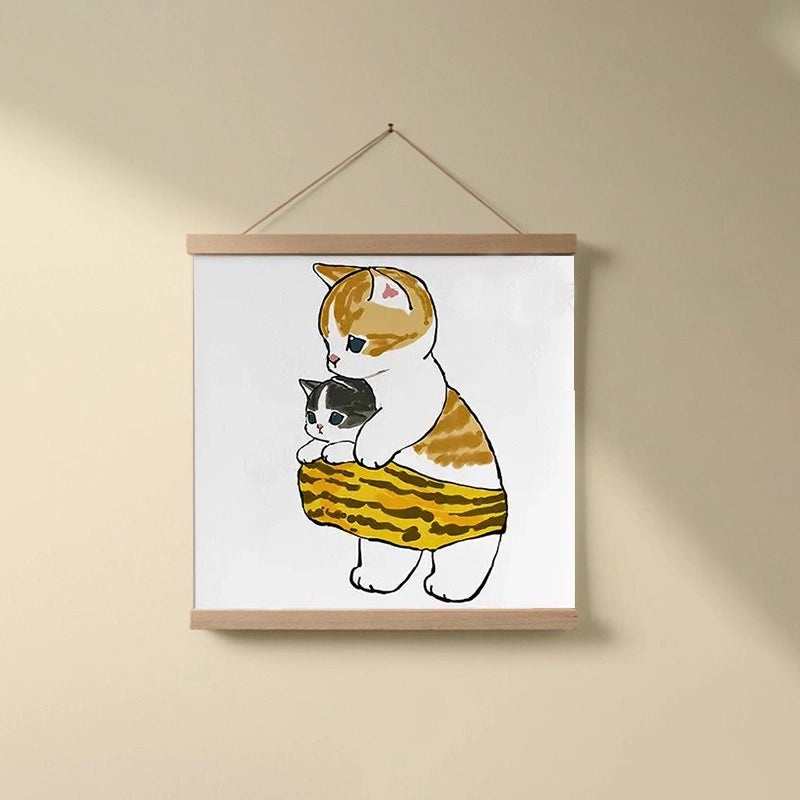 Adorable Cat-Themed Wall Decor for Home|Home Decor