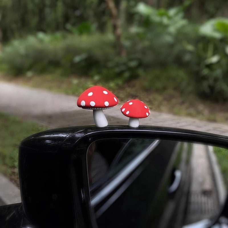 Minimalist Casual Elegant Mushroom Rubber Ornaments for Home Decor|Home Decor & Ornaments