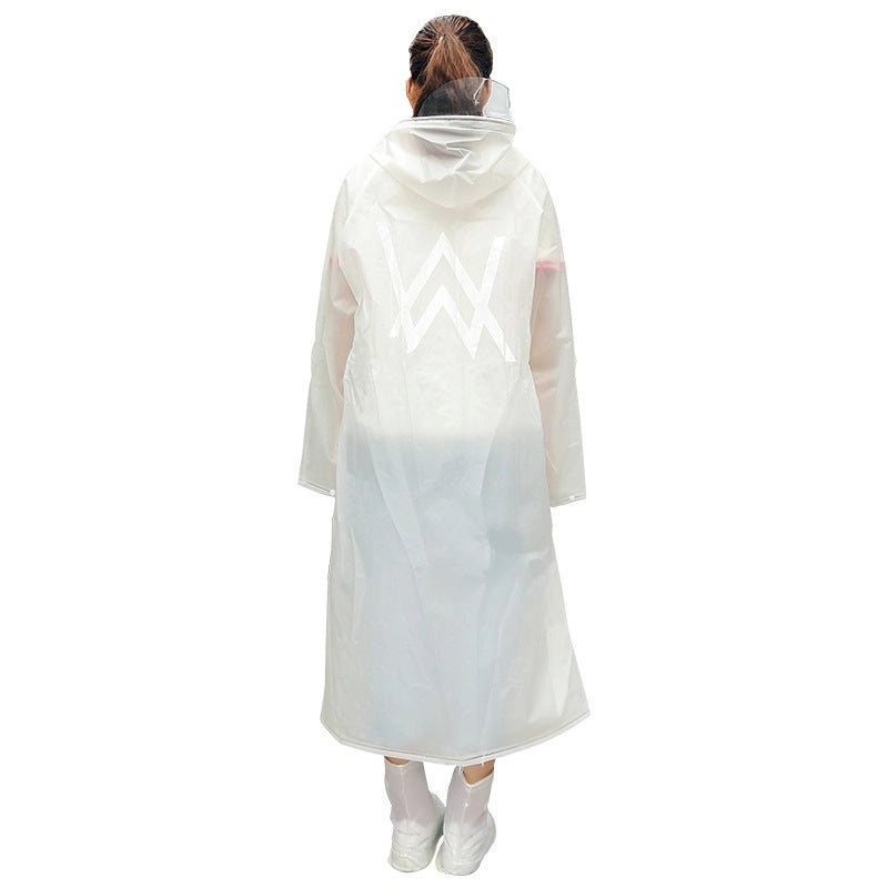Unisex Korean Style Long Raincoat Windbreaker for Outdoor Cycling Hiking | Outdoor Apparel