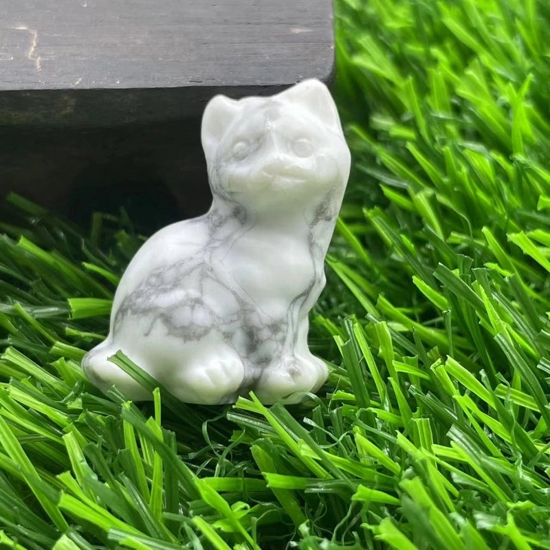 Adorable Gemstone Animal Figurines Decorative Artificial Ornaments|Home Decor