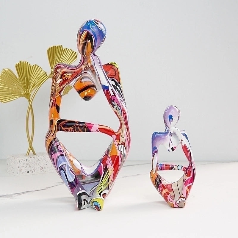 Thinker Sculpture Desk Ornament for Home, Living Room, and Office Decor | Home Decor & Office Accessories