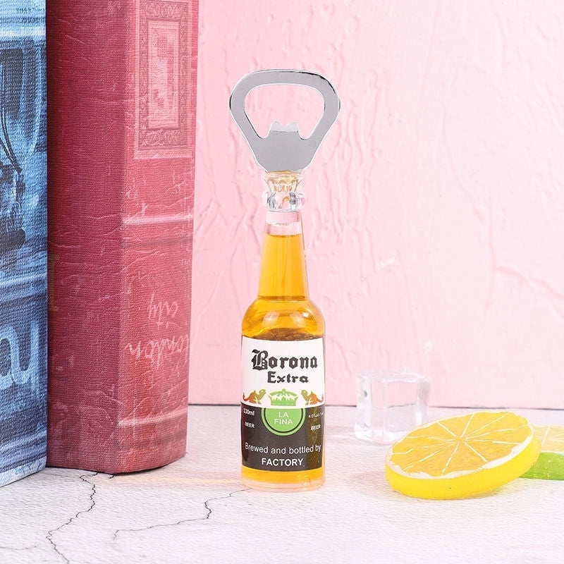 Creative Mini Beer Bottle Opener Refrigerator Magnet Personalized Home Bar Tool | Kitchen & Dining Accessories