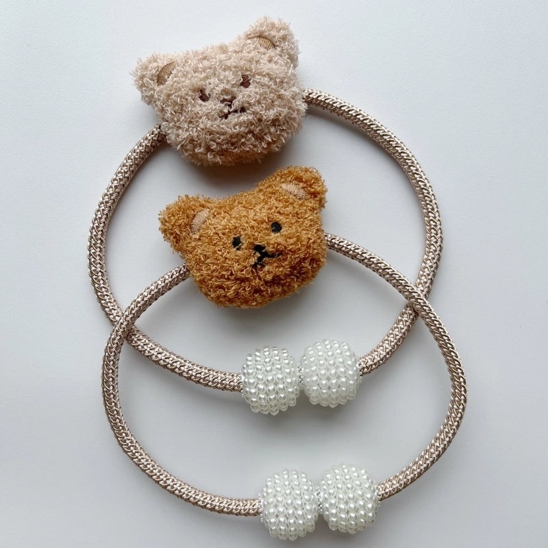 Bear and Flower Polyester Curtain Tieback for Vacation Home | Home Decor Accessories