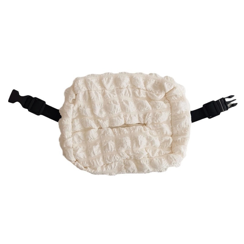 Multicolor Bubble Fiber Fabric Tissue Holder for Casual Vacation Use|Home & Living Accessories