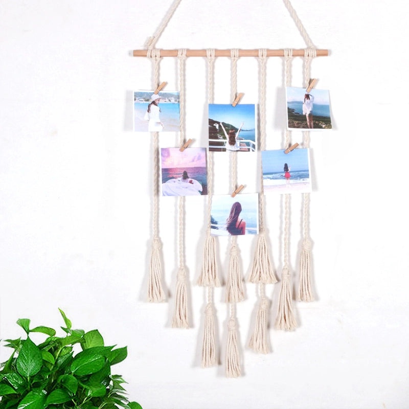 Handcrafted Tassel Woven Tapestry Wall Hanging for Modern Home and B&B Decoration|Home Decor & Wall Art