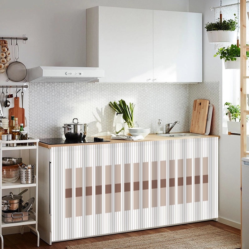 无痕防尘柜滑轨遮挡柜帘 自粘免打孔隐形柜门布帘|家居收纳配件